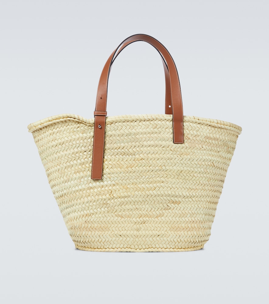 Loewe Large raffia tote bag