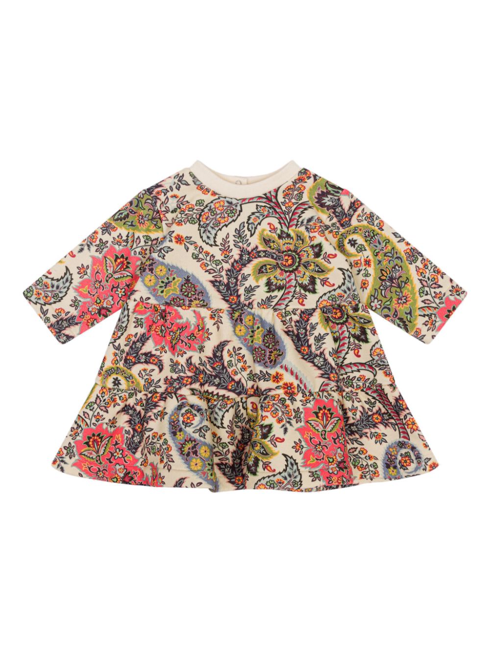 Paisley-print dress - Neutrals