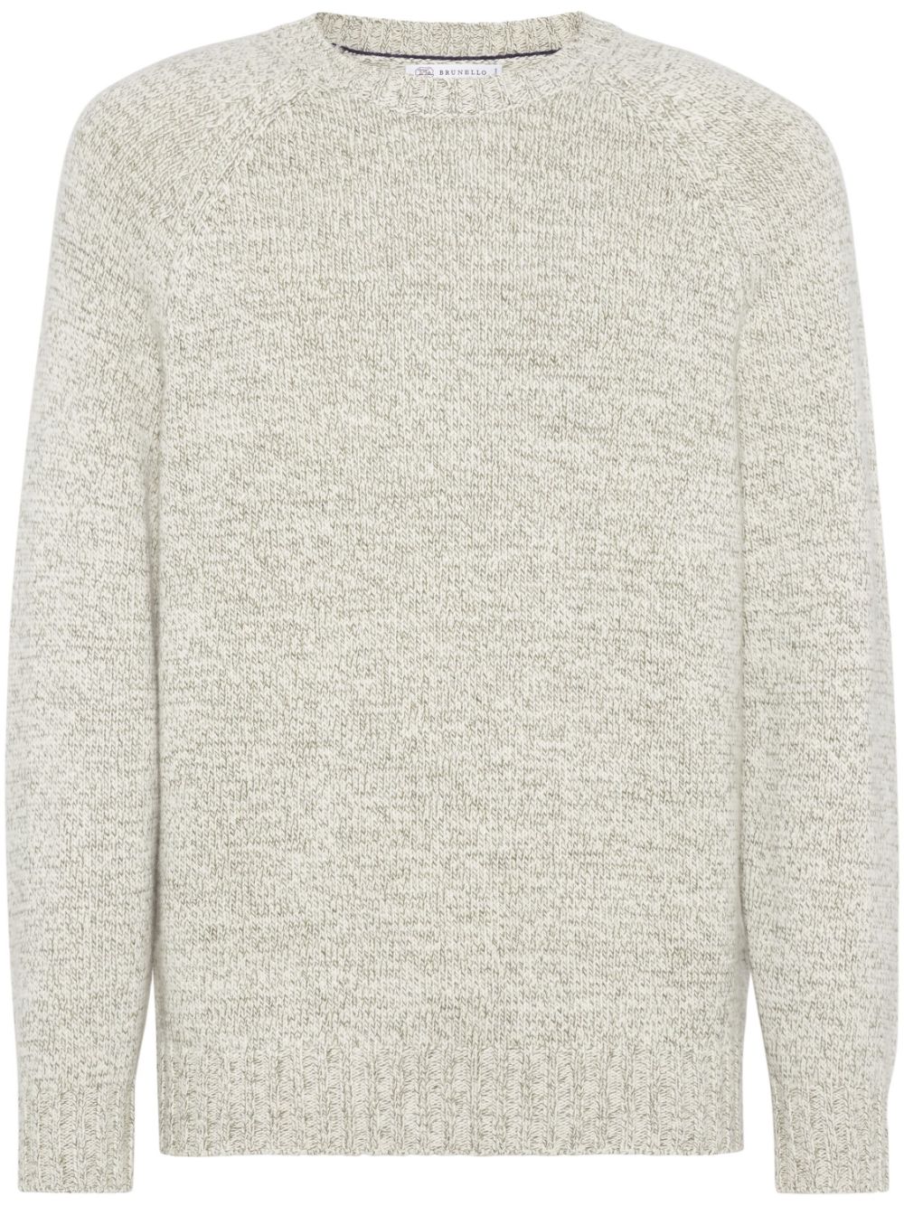 Long-sleeve cashmere jumper - Green