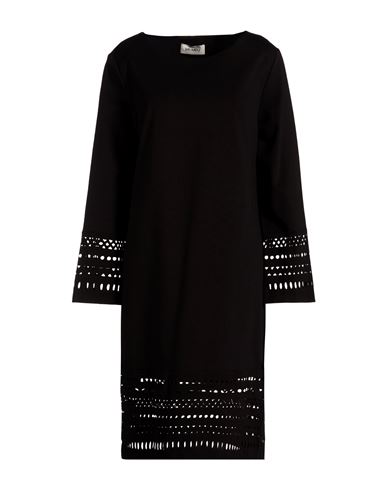Woman Midi dress Black Size 10 Viscose, Polyamide, Elastane