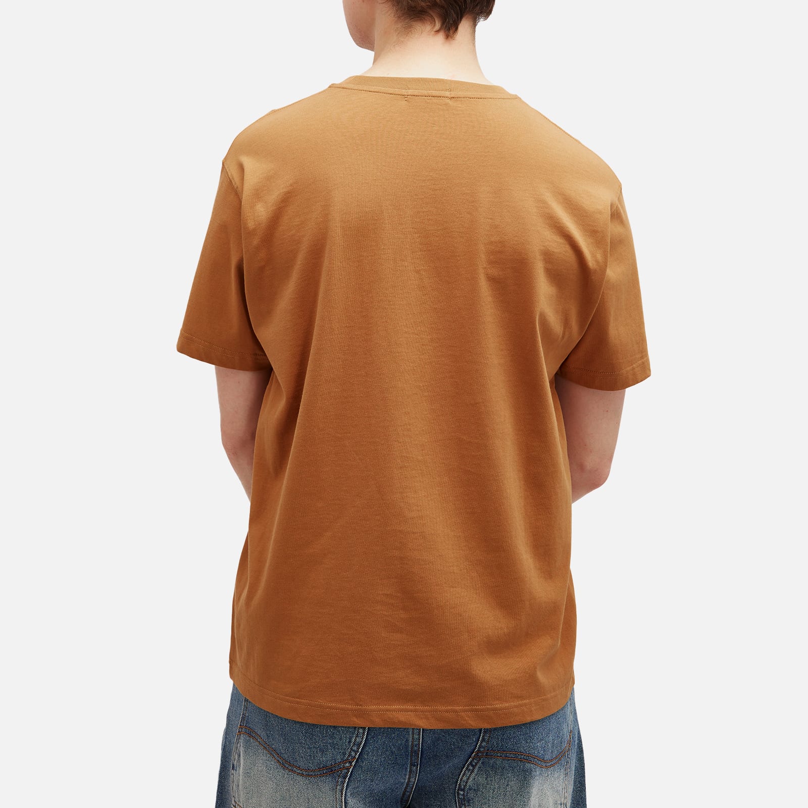 Men's Classic Small Logo T-Shirt in Almond