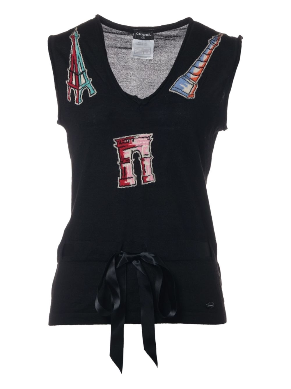 CHANEL Pre-Owned 2006 cashmere vest - Black