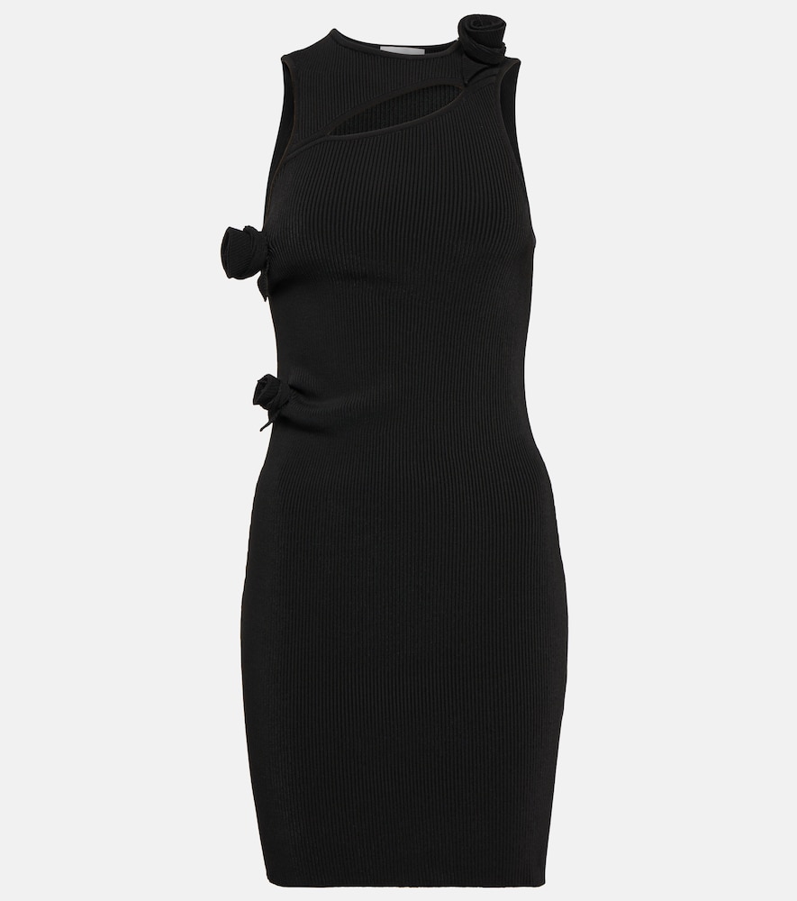 Coperni Appliquéd cutout minidress