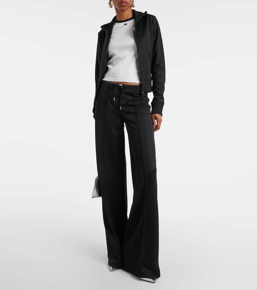 Courrèges Interlock logo jersey track pants