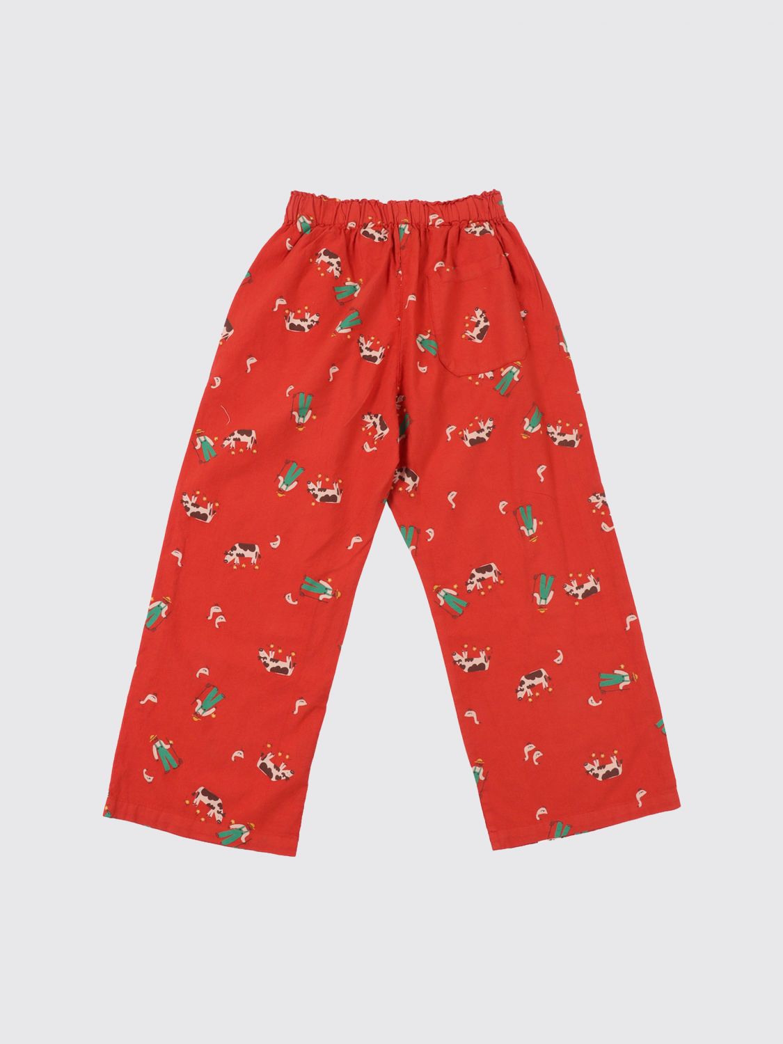 Pants Kids color Red