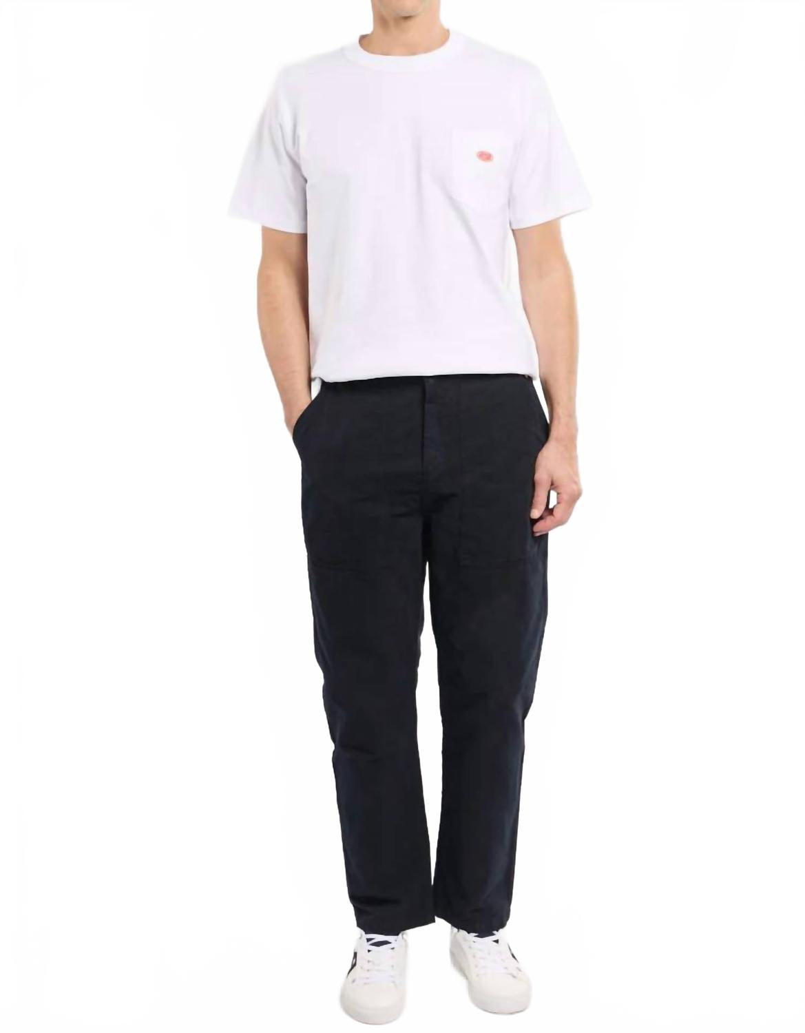 Heritage Fisherman's Cotton Pants In Rich Navy