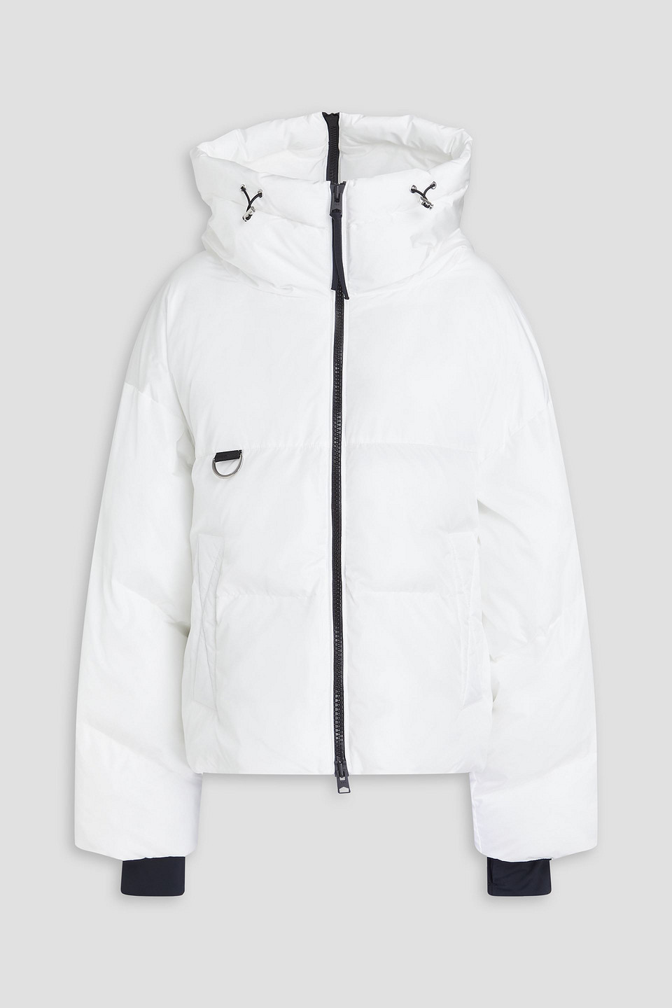 Leila quilted shell hooded jacket
