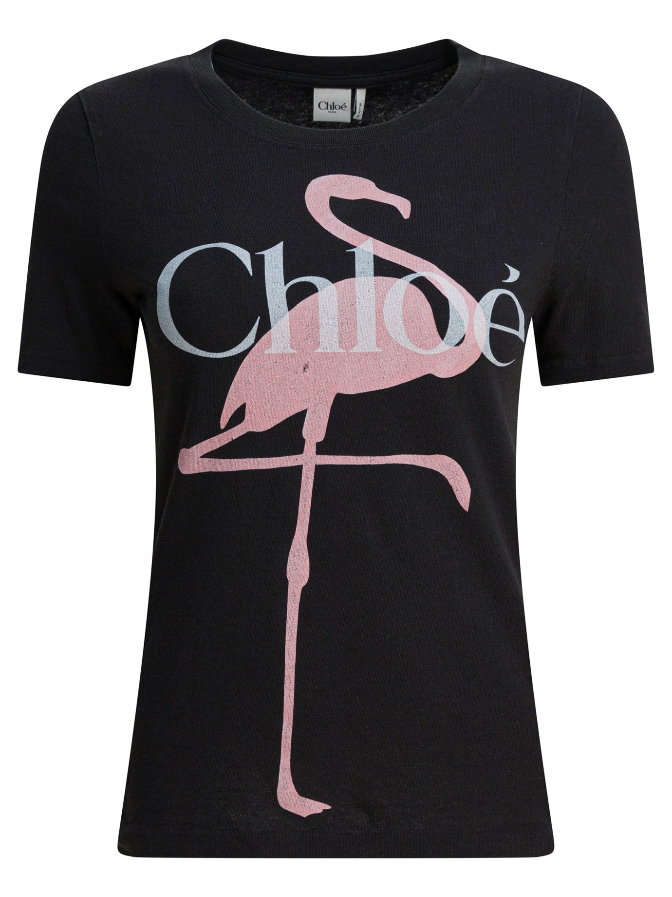 Chloé Cotton Logo Long Sleeve T-Shirt - Regular Fit
