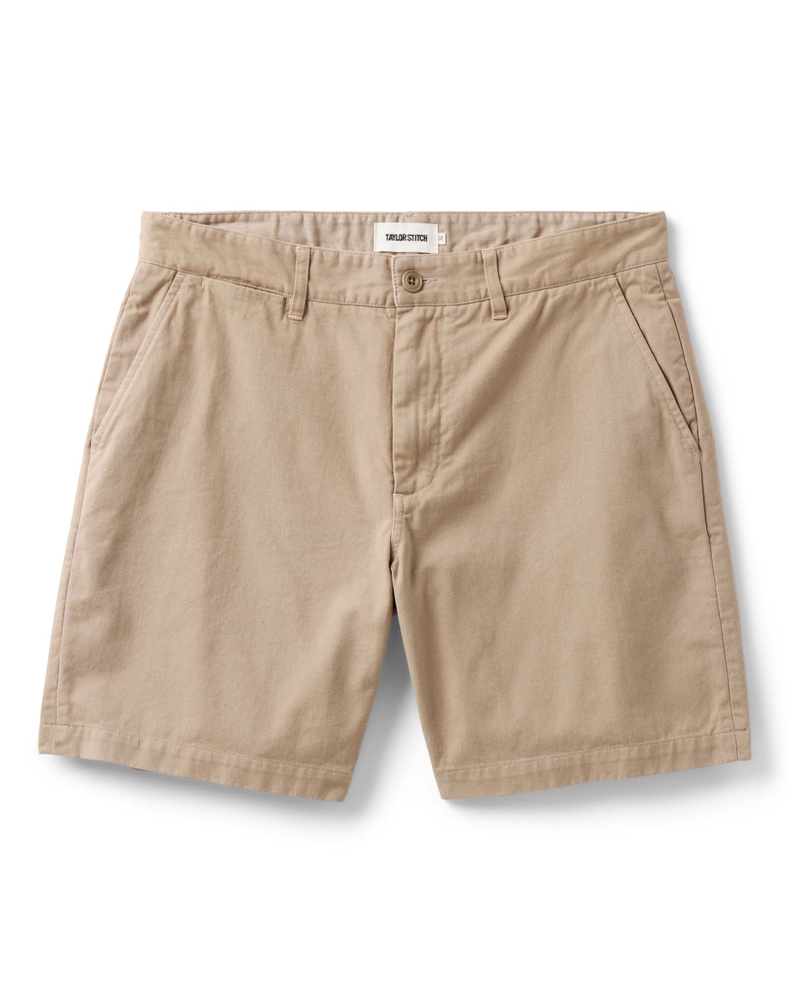 Men's Organic Cotton Foundation Short in Organic Khaki