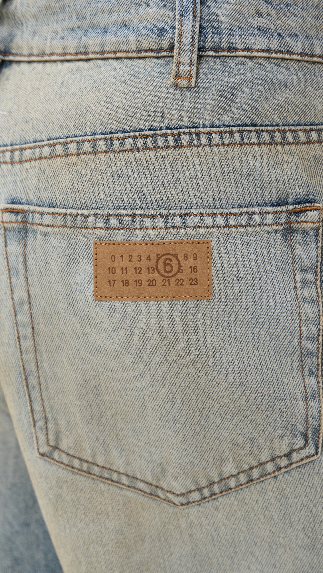 Relaxed Denim Pants Medium Blue