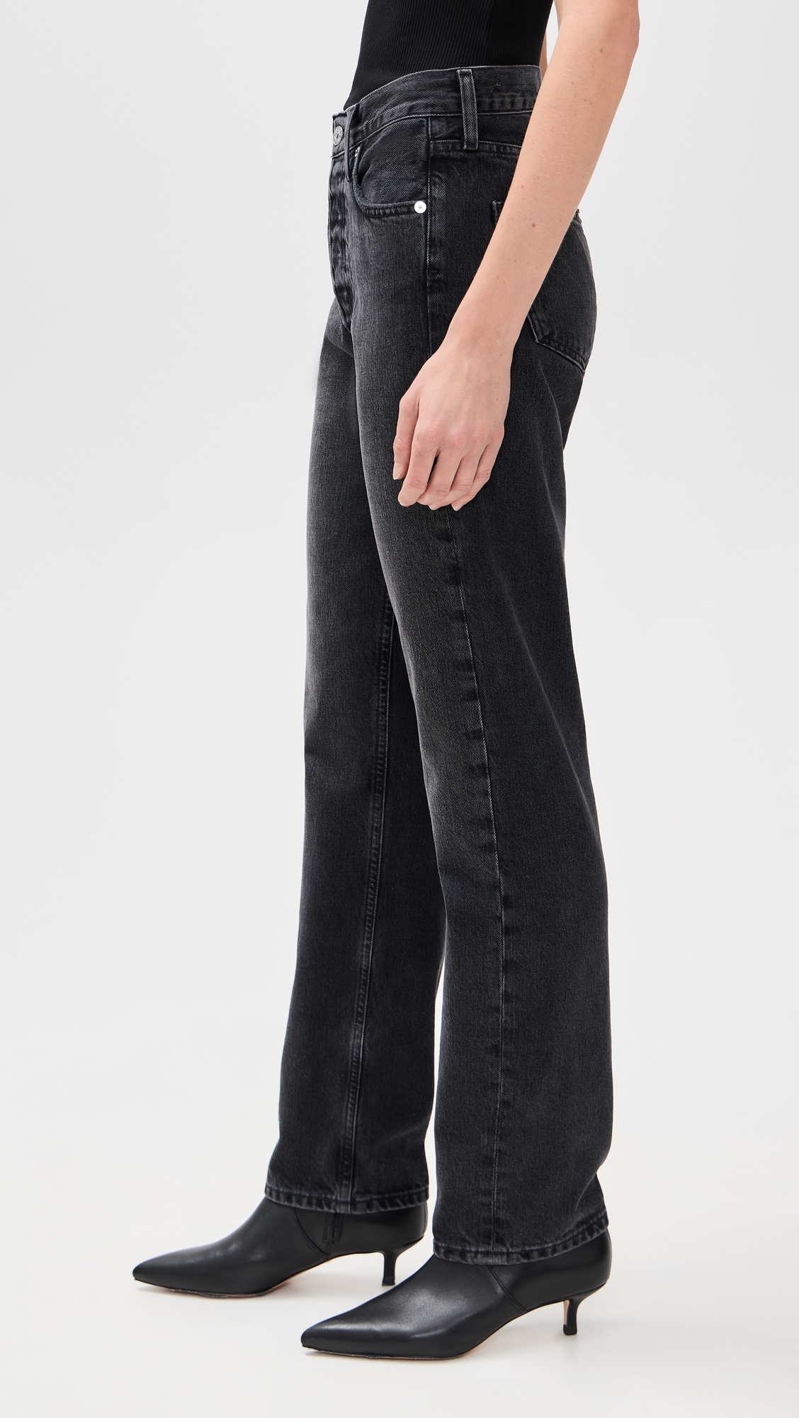 Blaine Vintage Straight Jeans Vintage Black