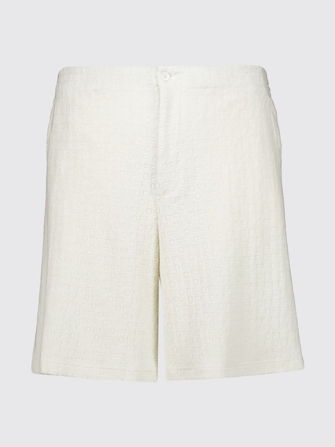 Shorts Men color Yellow Cream