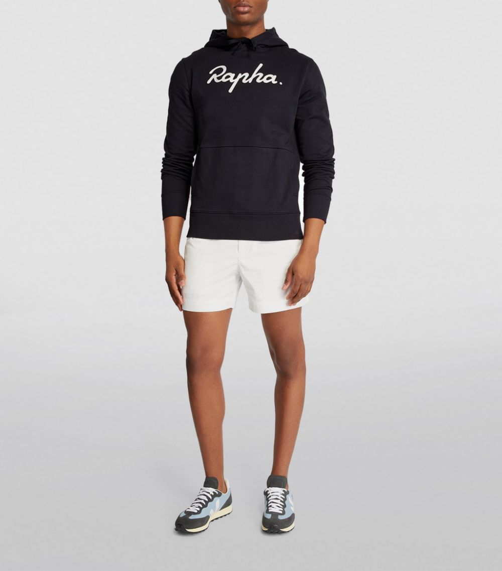 Embroidered-Logo Hoodie