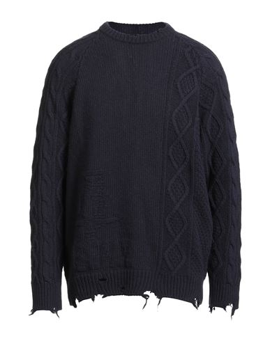 The Seafarer Man Sweater Navy Size L Wool