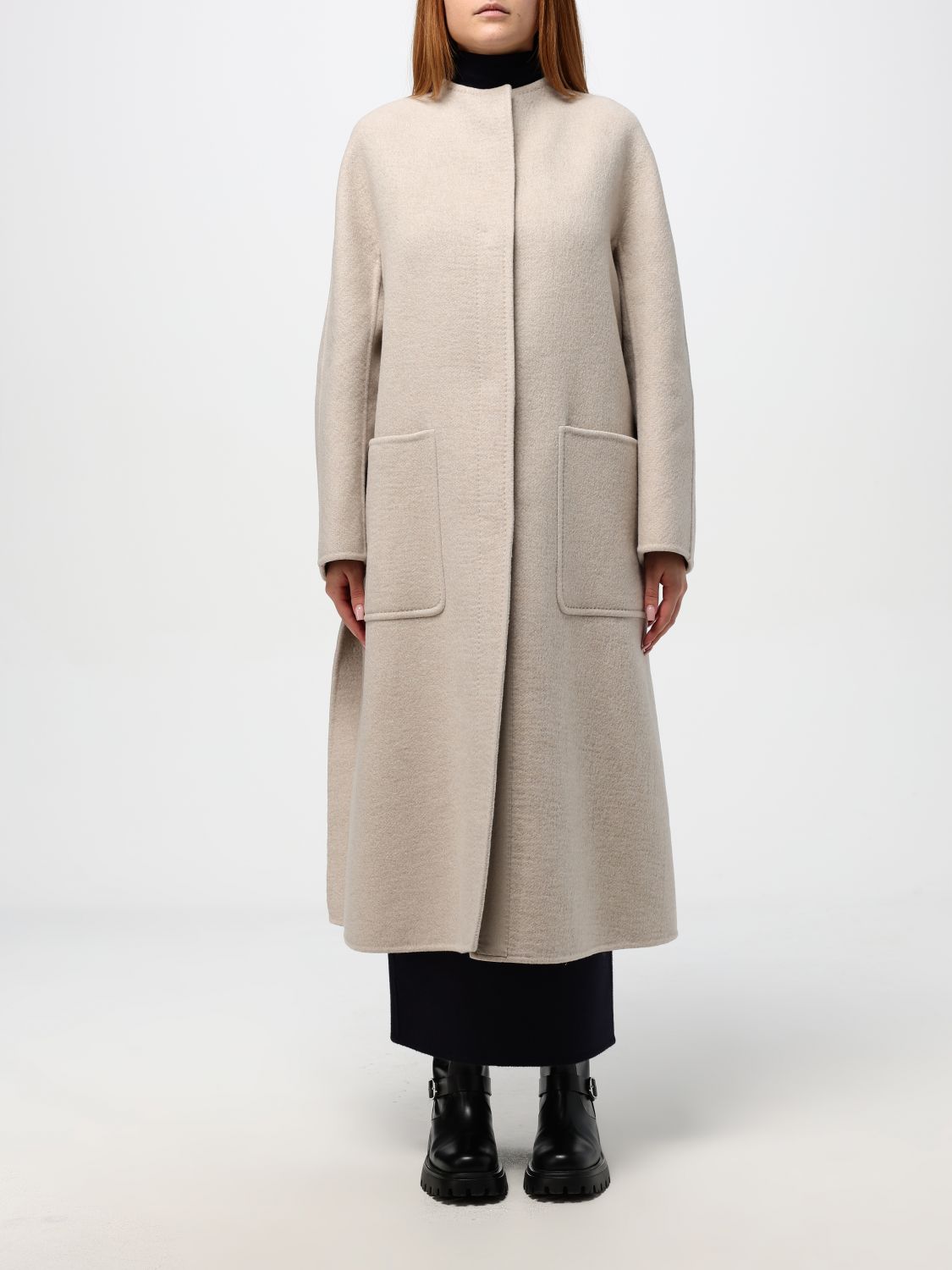 Coat Woman color Brown
