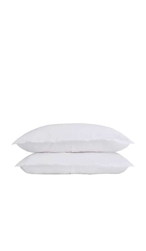 Parachute KISSENHÜLLEN-SET LINEN in White. Größe STANDARD. Also in