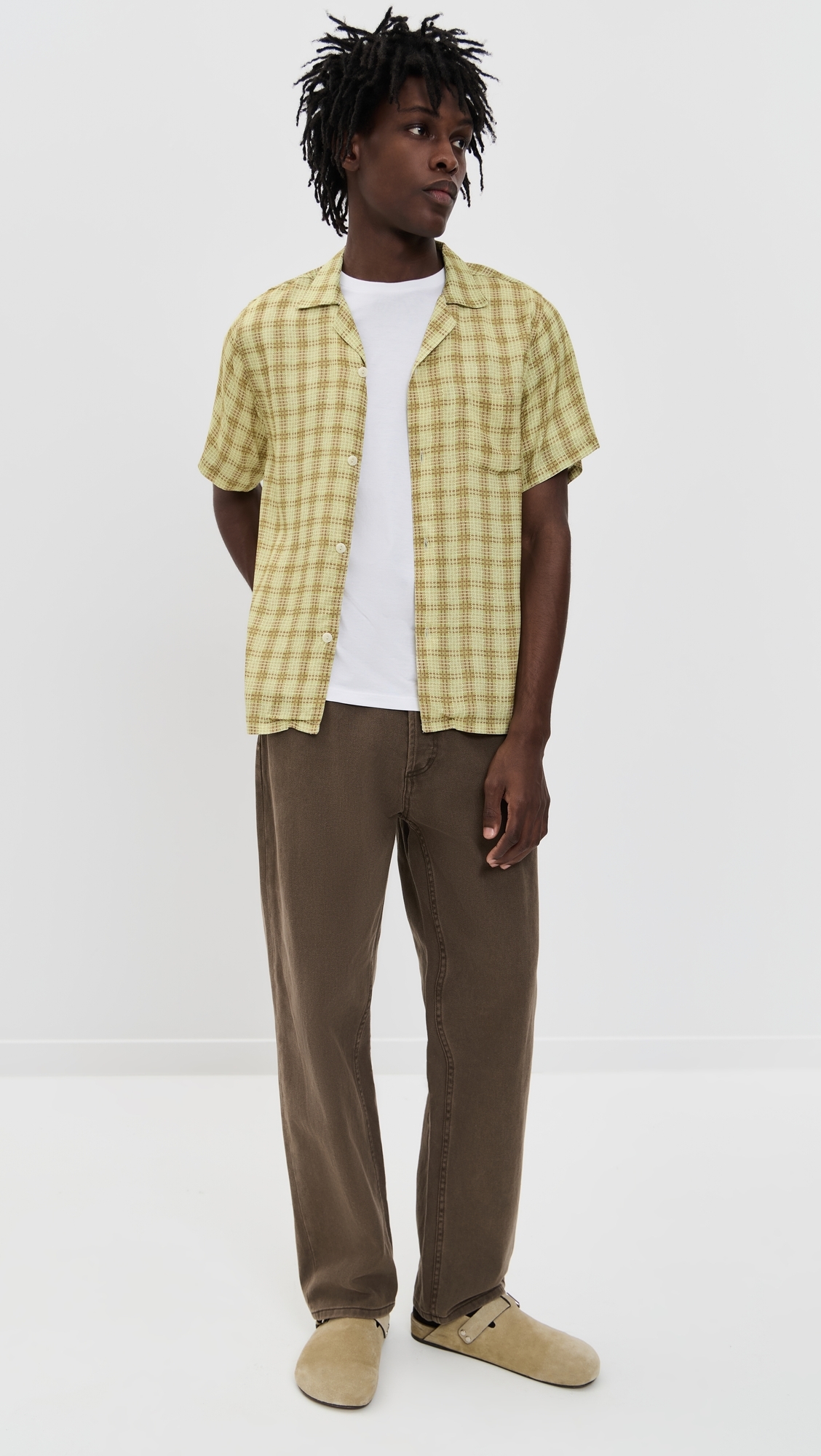 Tartan Camp Shirt Citrus