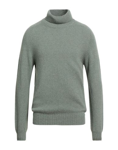 Man Turtleneck Sage green Size XL Cashmere