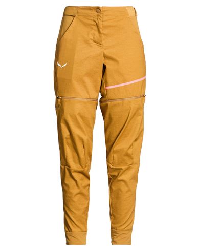 Vento Woman Pants Mustard Size 10 Hemp, Recycled polyester, Elastane, Polyamide