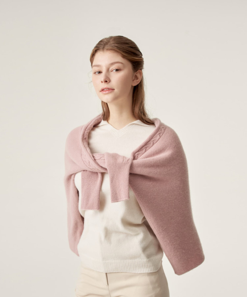 Easy Bolero Cashmere Blended Cardigan
