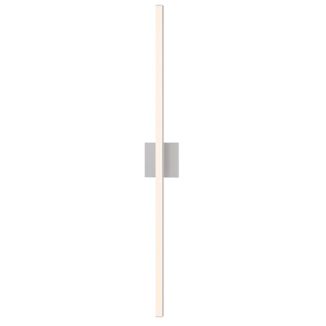 Stix LED Bathroom Vanity Light in Bright Satin Aluminu