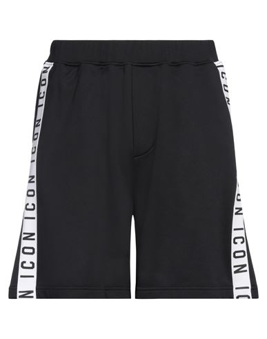 Man Shorts & Bermuda Shorts Black