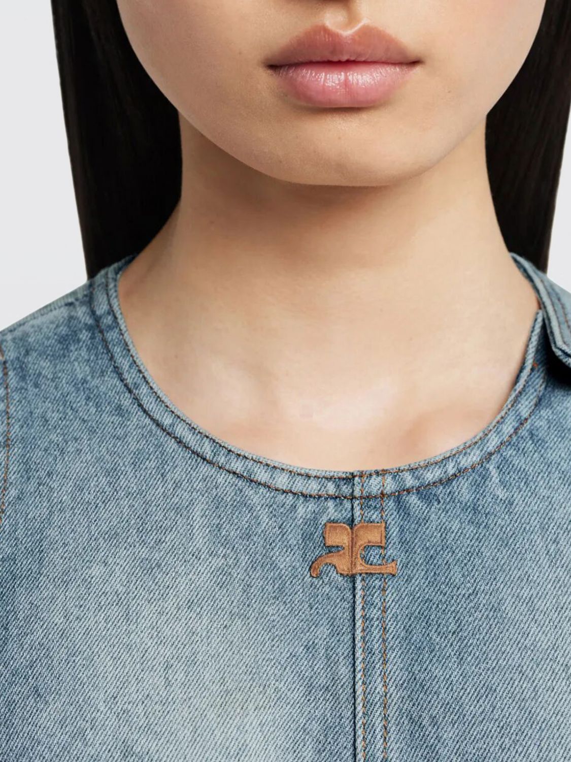 Dress COURRÈGES Woman color Blue