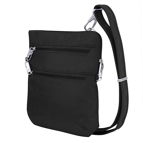 Classic Anti-Theft Slim Double Zip Crossbody