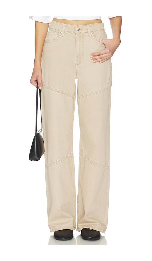 Joe's Jeans The Harlowe Seamed Wide Leg Jeans in Taupe. - 25 also , 26, 27