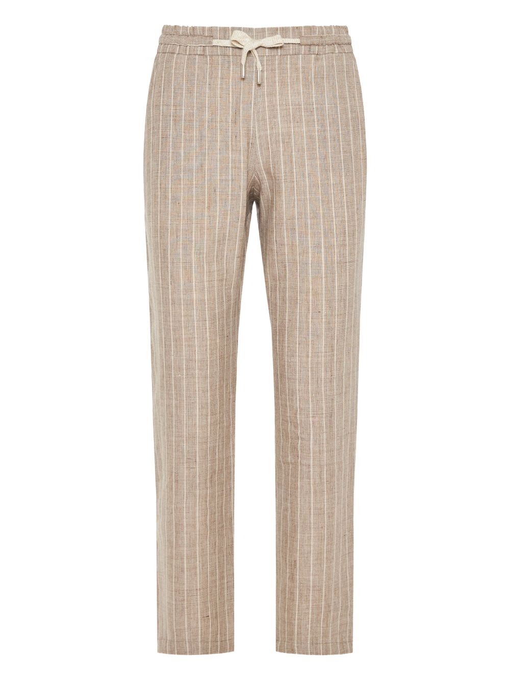 Striped trousers - Neutrals