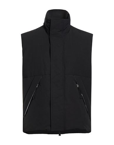 Man Vest Black Size M Polyester, Cotton