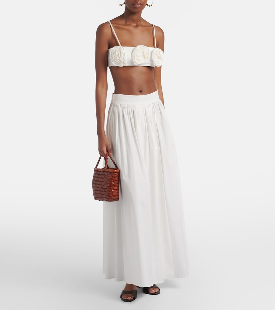 Cotton maxi skirt