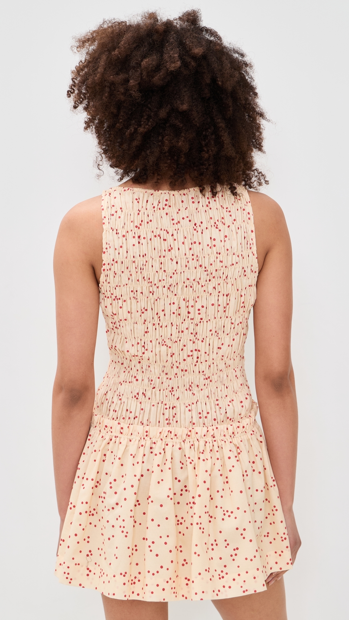 Gala Mini Dress Linnea Dot Panna