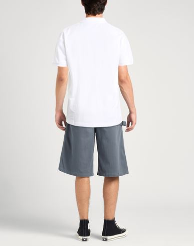 Man Polo shirt White Size L Cotton