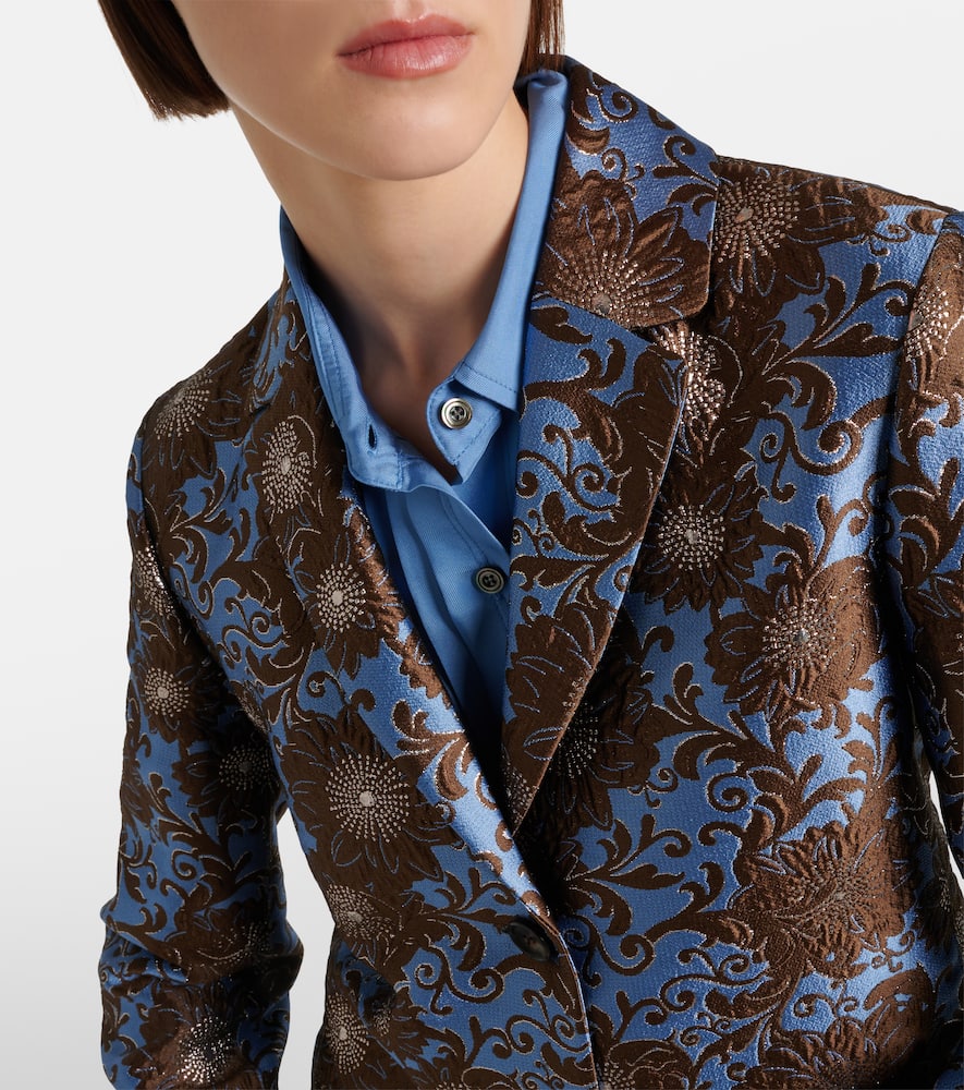 Kate floral jacquard blazer
