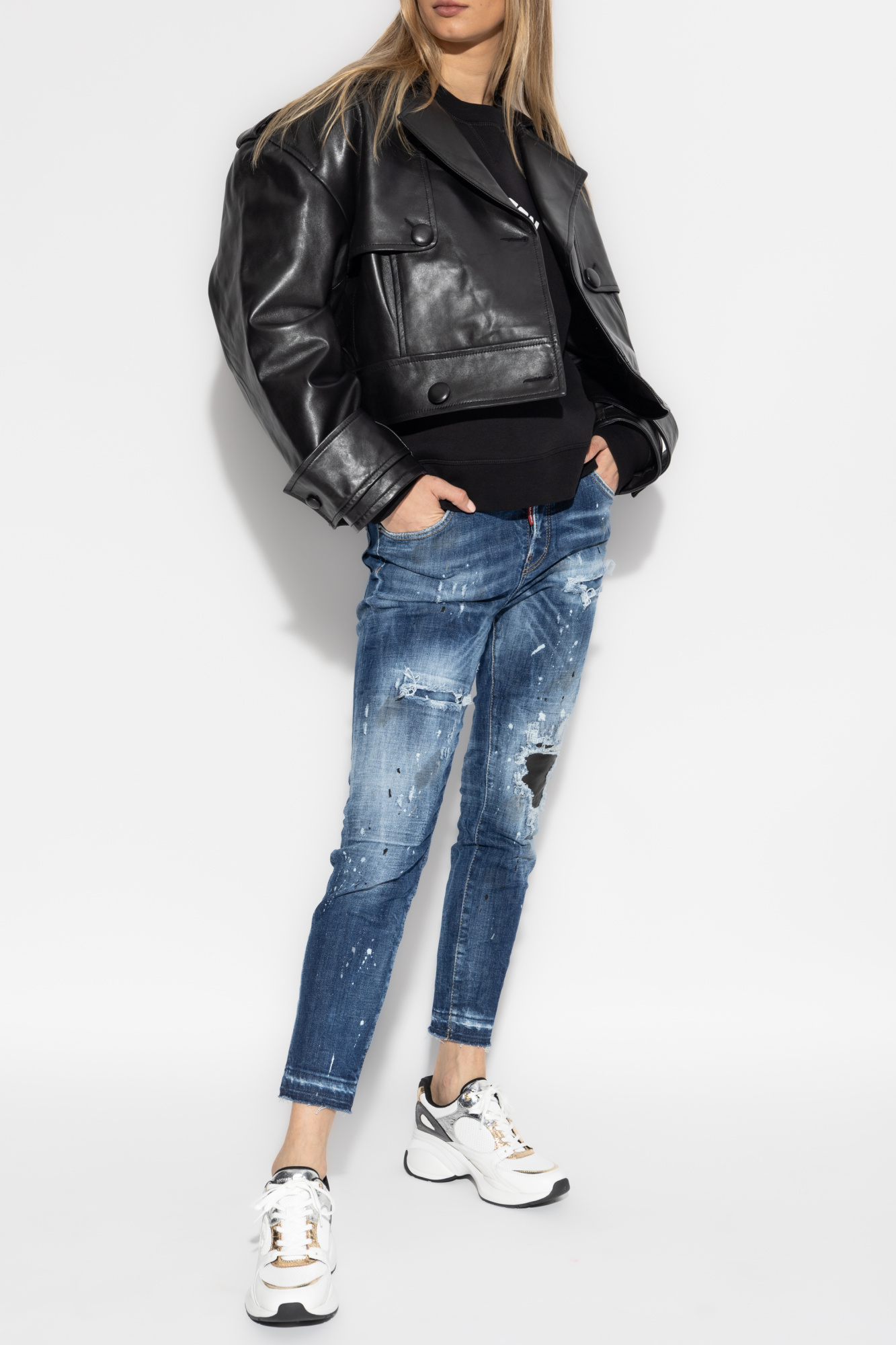Jeans Cool Girl, Women's, Navy Blue