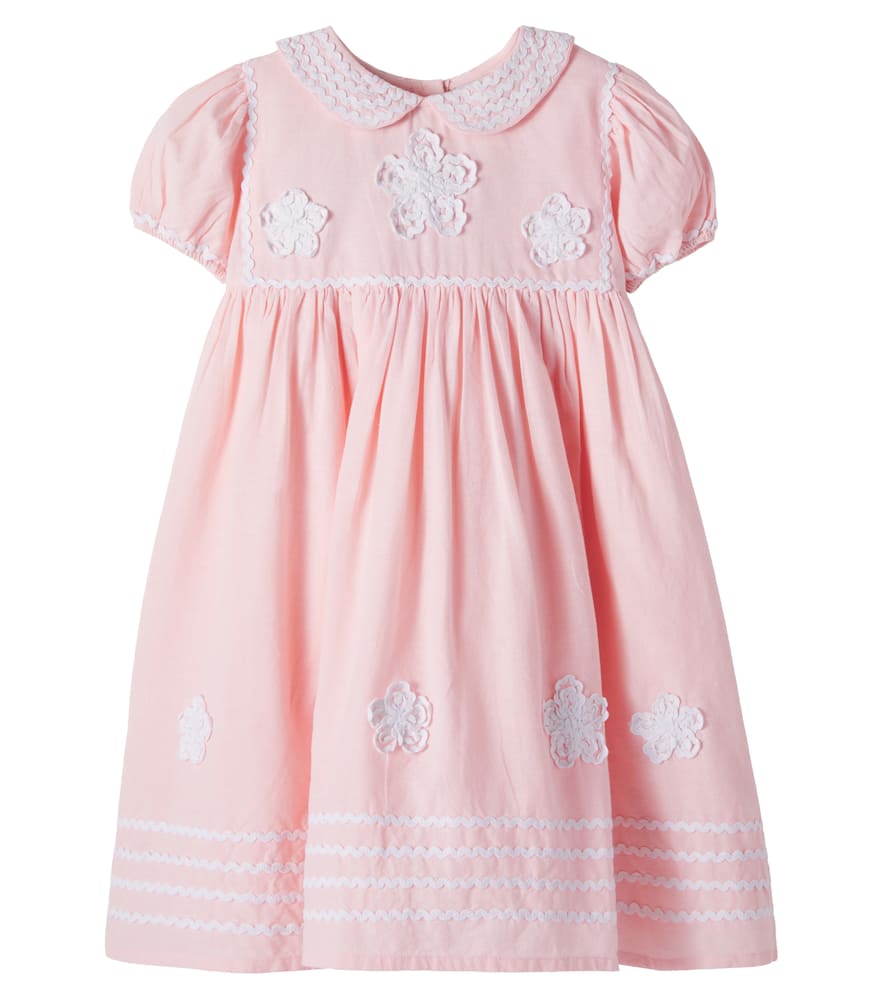 Lucy embroidered cotton-blend dress