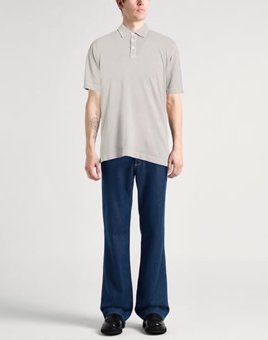 Man Polo shirt Light grey Size XXL Cotton