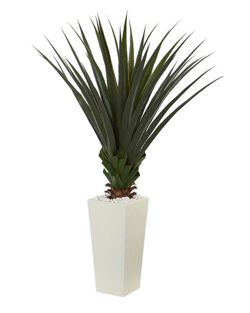 5Ft Spiky Agave Artificial Plant In Tower Planter