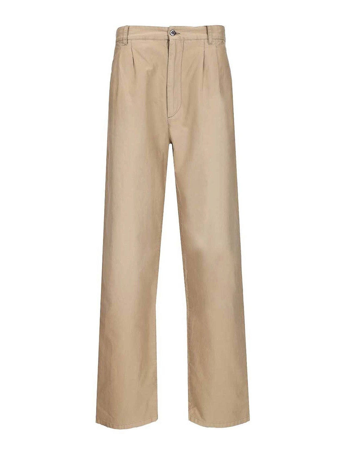 Maison Margiela - trousers wide leg belt loops back pocket