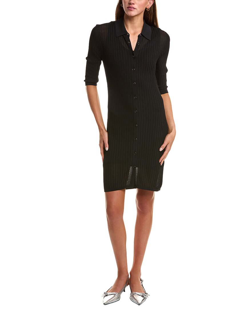 Pointelle Polo Dress