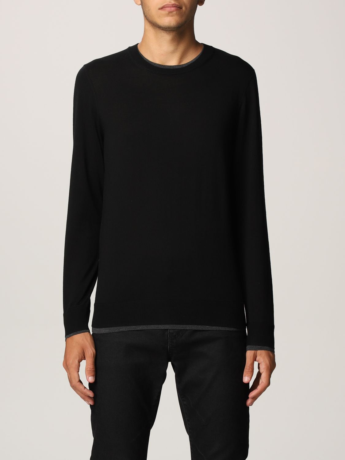 Jumper Men colour Black