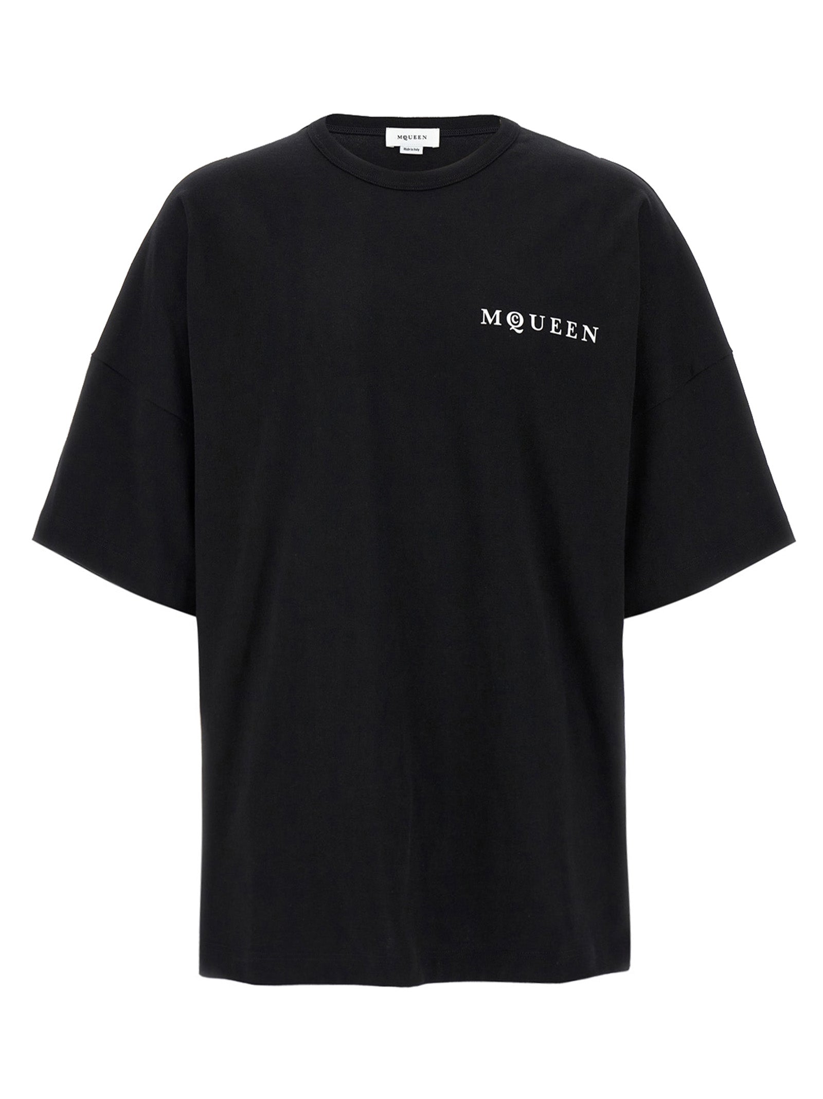 Logo-Embroidered Cotton T-Shirt — Black