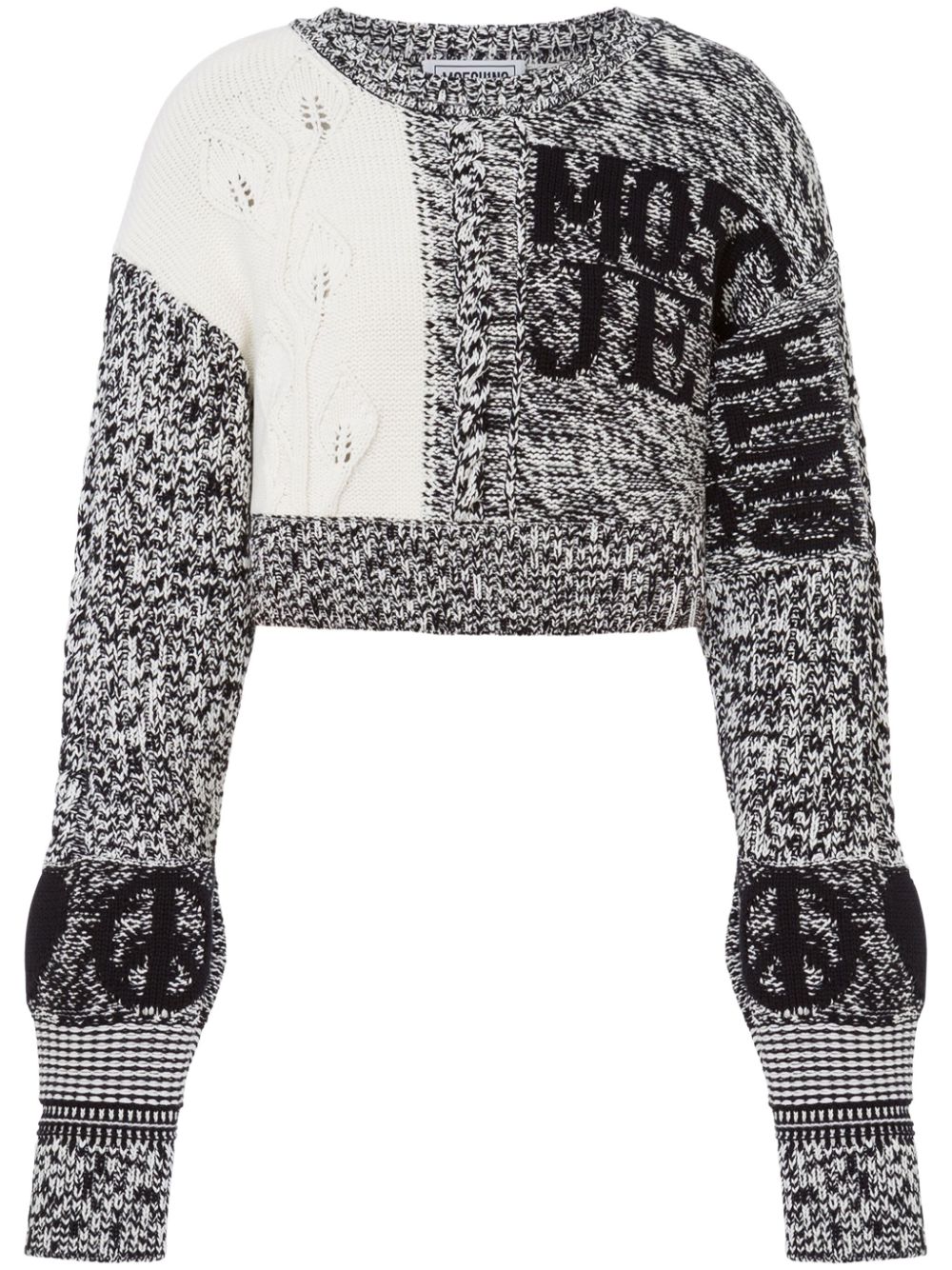 Cropped sweater - White