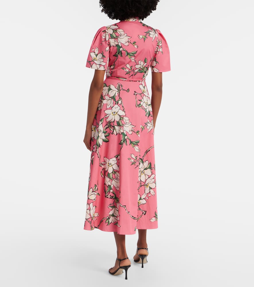Bianca floral cotton shirt dress