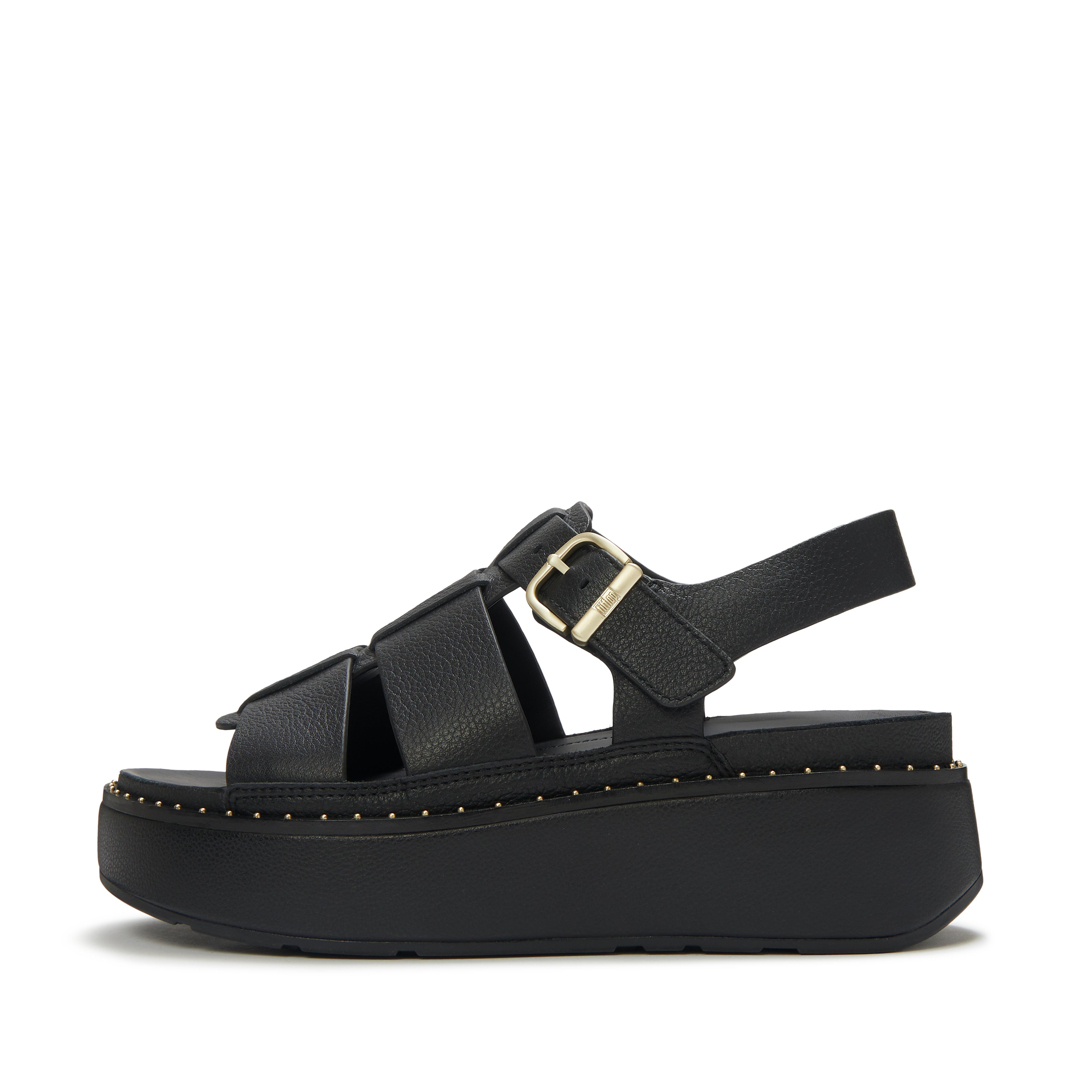 GEN-FF Max Tumbled-Leather Fisherman Sandals