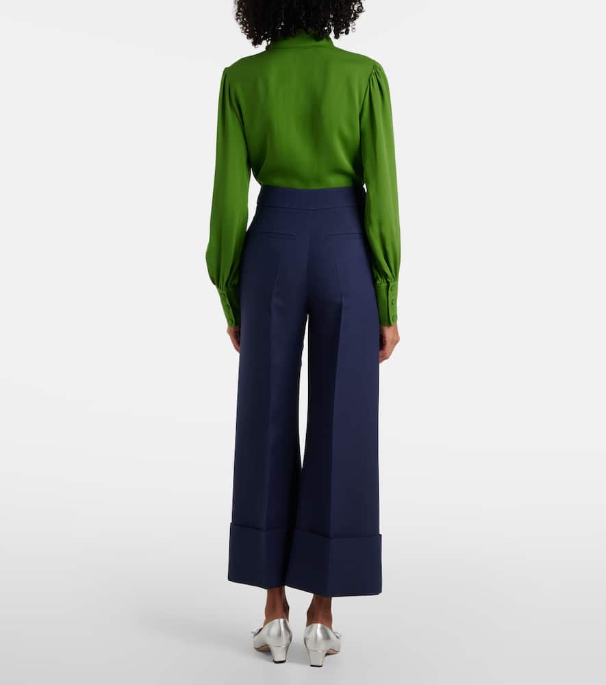 Crepe Couture wide-leg pants