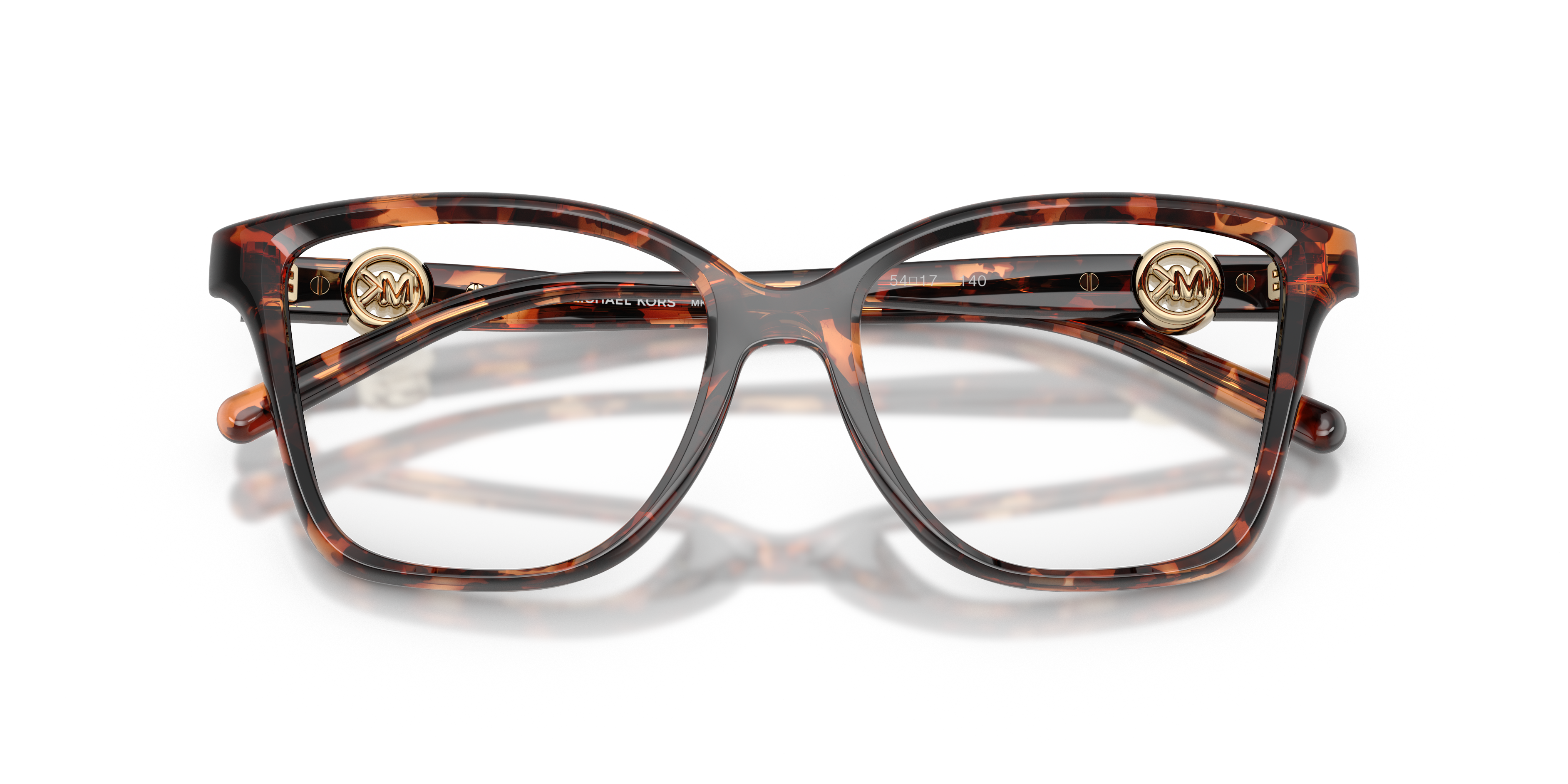 Michael Kors Mujer Michael Kors MK4180U KOBE 4031 Monturas ópticas Inyectado Tortuga Transparente Cuadrada Norma