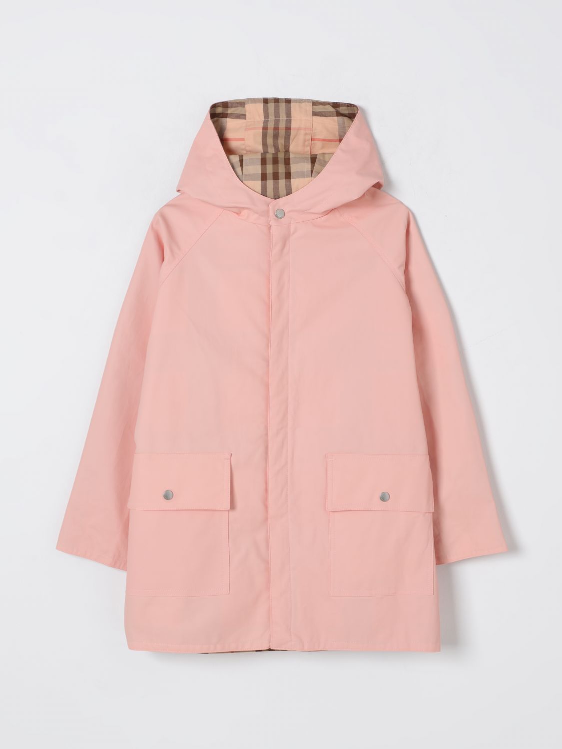 Coat Kids color Pink