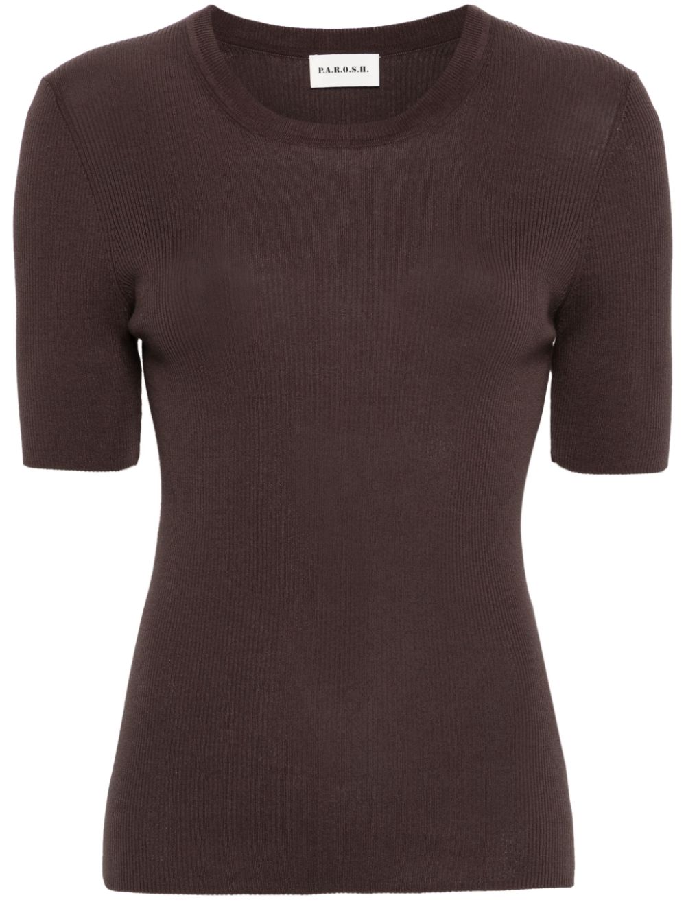 Ribbed-knit top - Pink